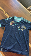 Custom Floral Embroidered Germany 2024 Away Football Jersey