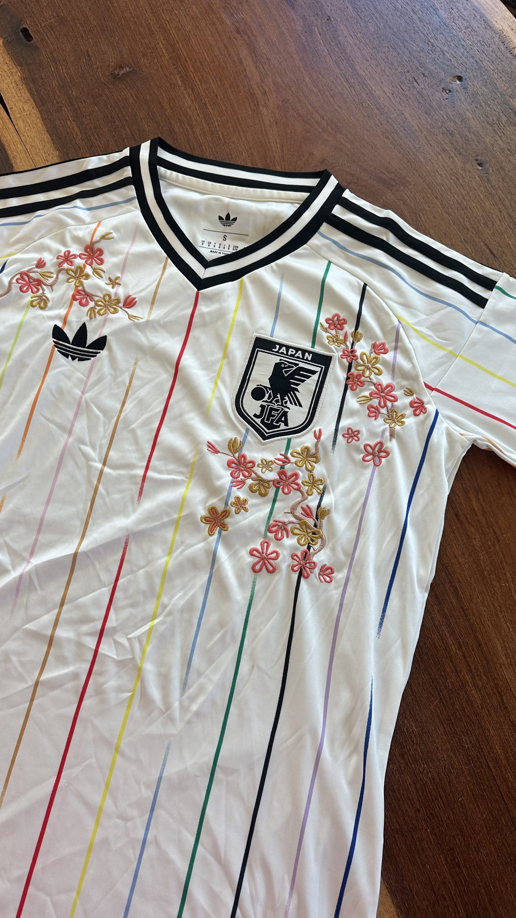 Custom Floral Embroidered Japan World Cup 2026 Away Football Jersey