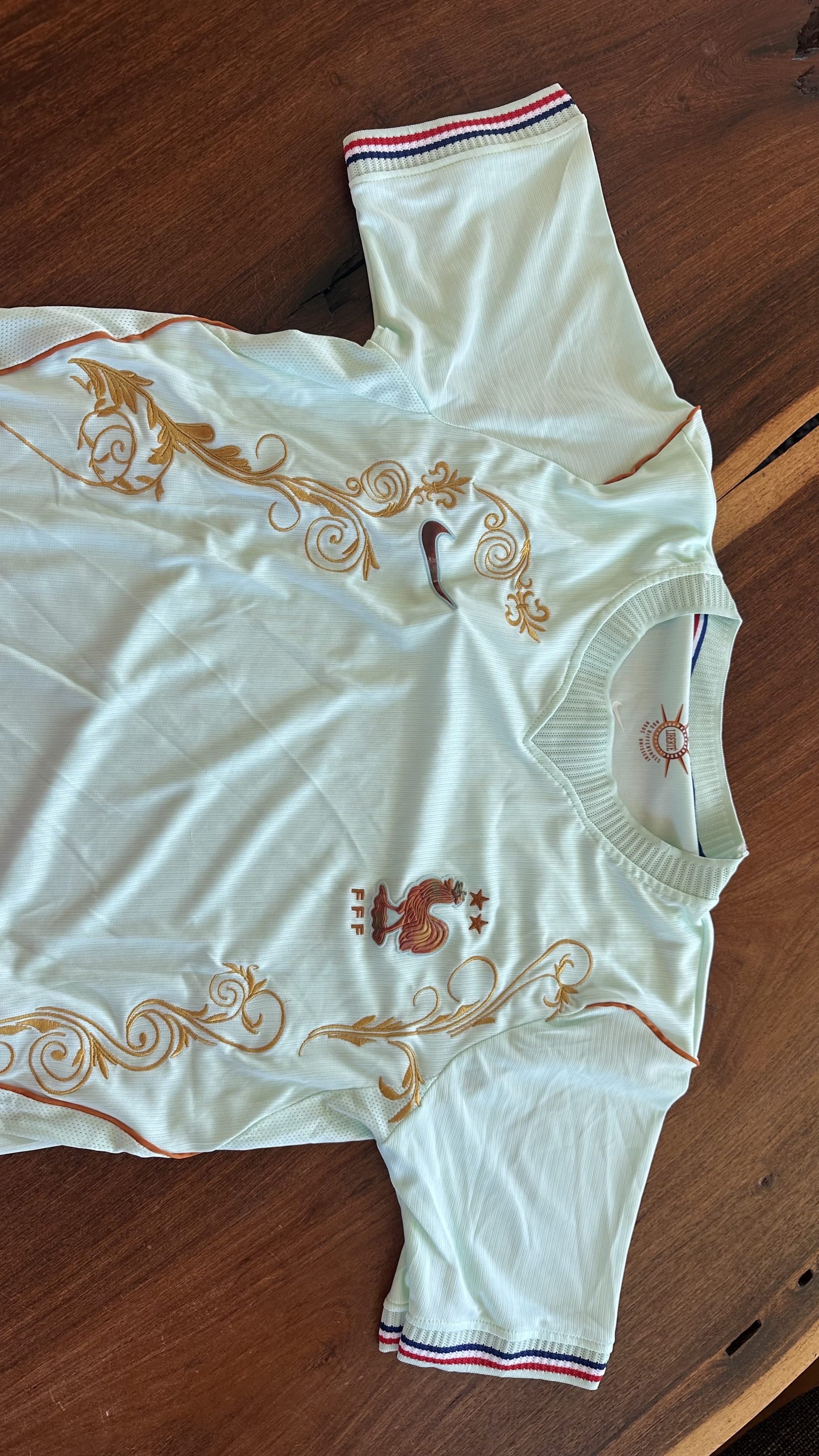 Custom Floral Embroidered France World Cup 2026 Away Football Jersey