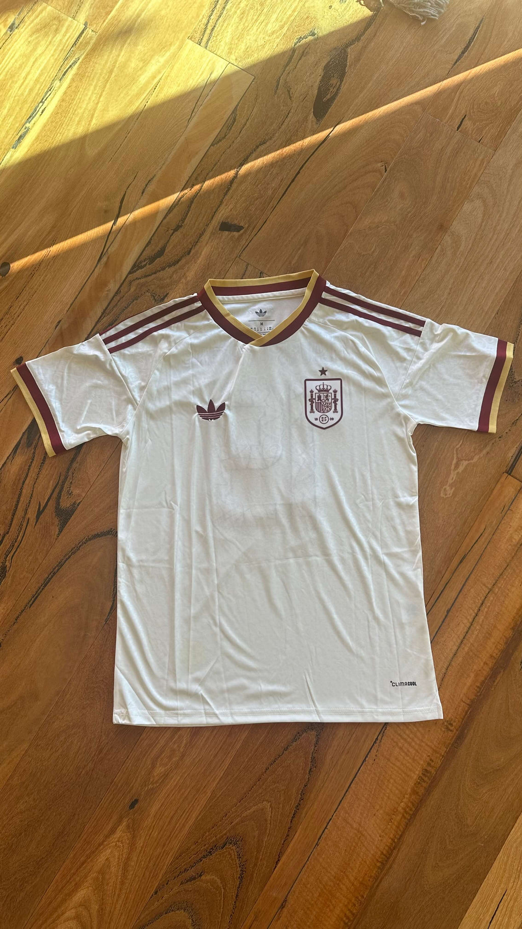 Embroidered Spain 2026 World Cup Away Football Jersey – Lamine Yamal 19