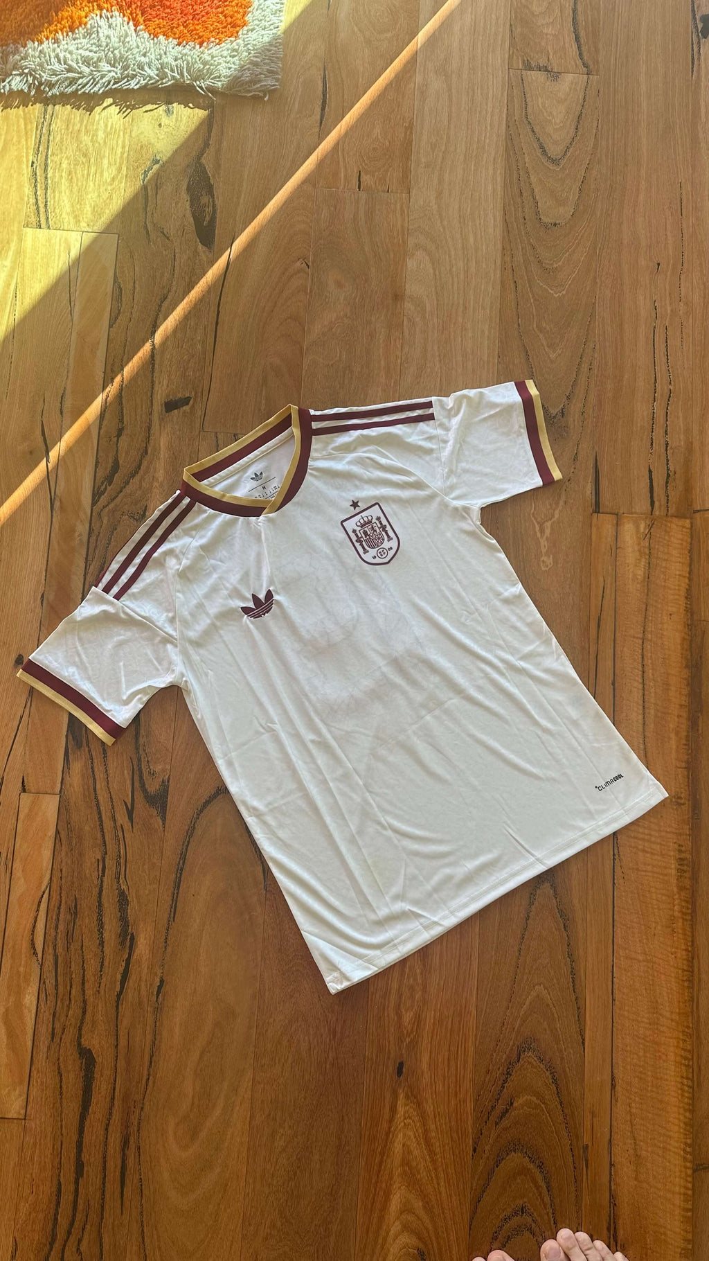 Embroidered Spain 2026 World Cup Away Football Jersey – Lamine Yamal 19