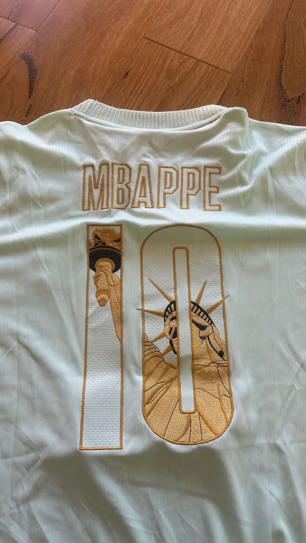 Embroidered France 2026 World Cup Away Football Jersey – Mbappé 10