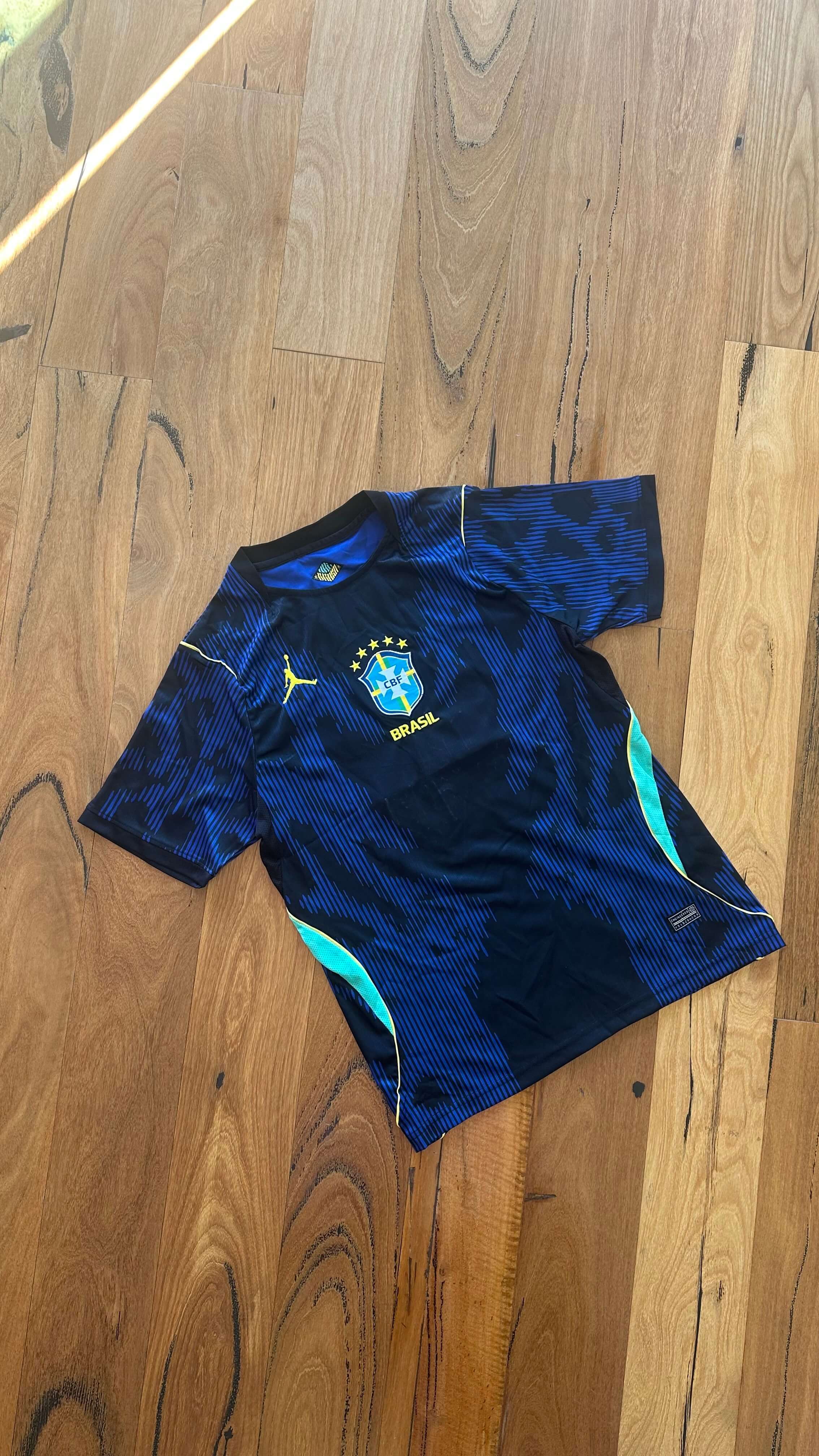 Embroidered Brazil 2026 World Cup Away Football Jersey – Neymar Jr 10