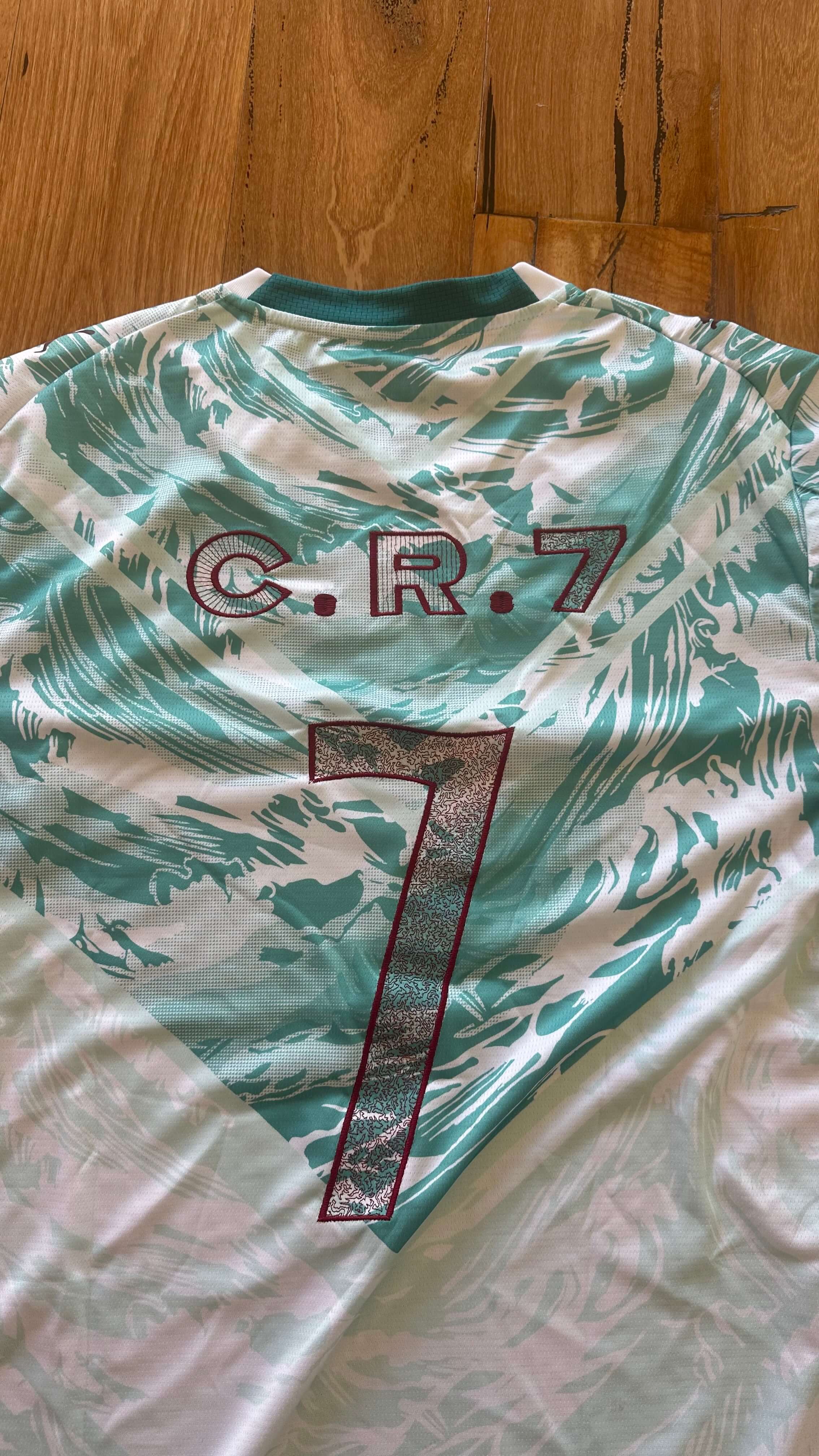 Embroidered Portugal 2026 World Cup Away Football Jersey – Cristiano Ronaldo CR7